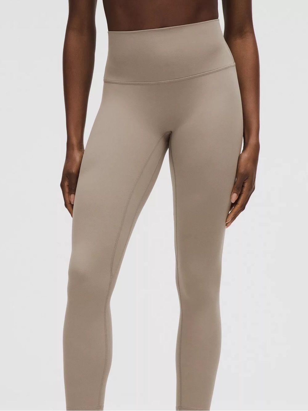 lululemon athletica High-Rise Leggings in warm ash gray